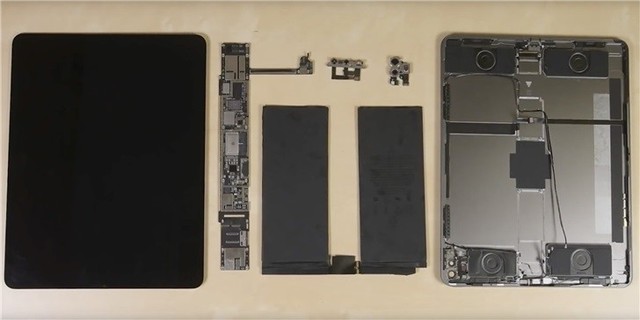 新款iPad Pro拆解报告出炉 光学雷达扫描仪现身